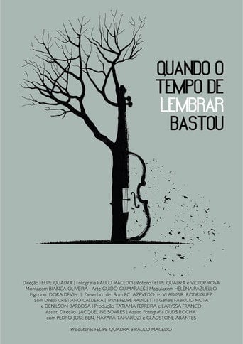 Movie poster for Quando o Tempo de Lembrar Bastou (2021)