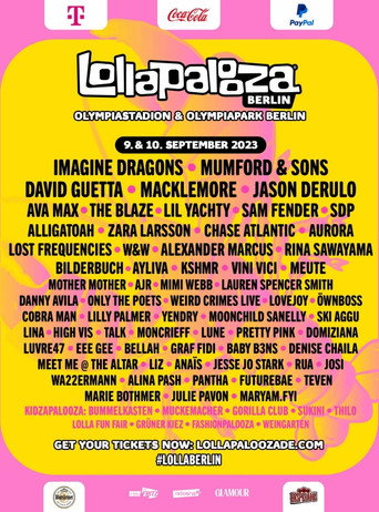 Movie poster for Imagine Dragons Lollapalooza Berlin (2023)