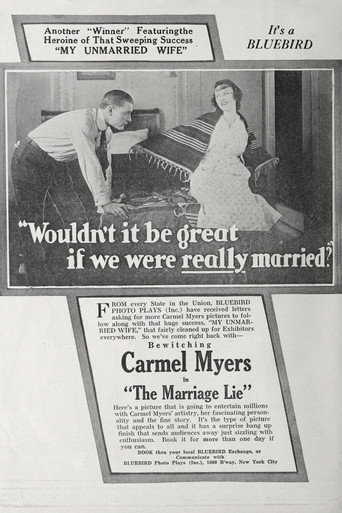 Movie poster for The Marriage Lie (1918)