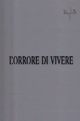 Movie poster for L'orrore di vivere (1993)