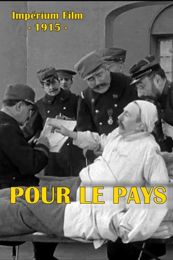 Movie poster for Pour le pays (1915)