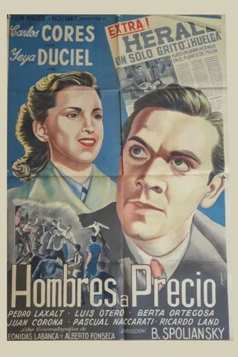 Hombres a precio poster