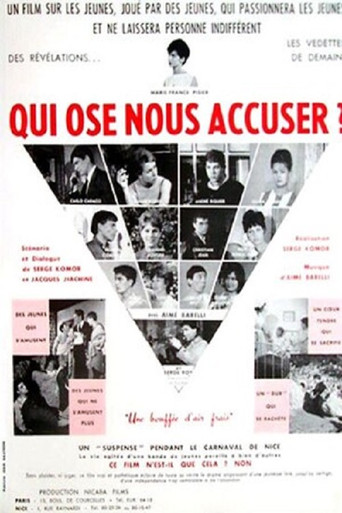Movie poster for Qui ose nous accuser? (1961)