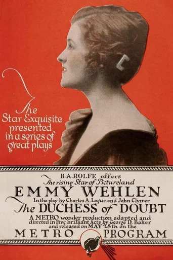 Movie poster for The Duchess of Doubt (1917)