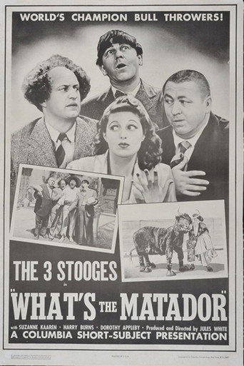 Movie poster for What's the Matador? (1942)