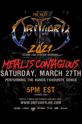 Movie poster for Obituary - Metalis Contagious Live Stream (2021)