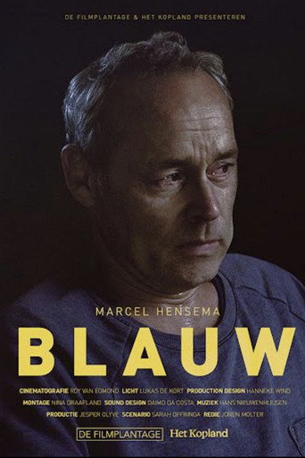 Blauw poster