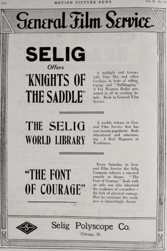 Movie poster for Knight of the Saddle (1917)