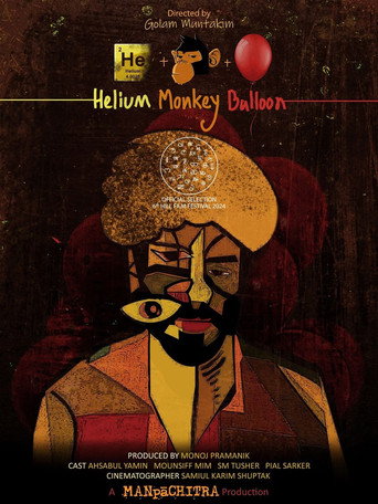 Helium Monkey Balloon poster