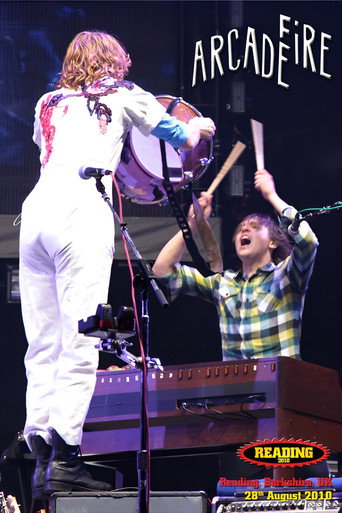 Arcade Fire Live at Reading Festival 2010 poster