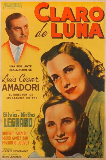 Movie poster for Claro de luna (1942)