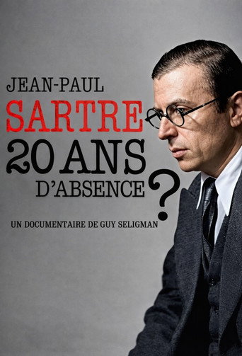 Movie poster for Jean-Paul Sartre - A 20 Year Absence?
