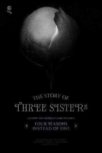 Movie poster for The Story of Three Sisters or How the World Came to Have Four Seasons Instead of One (2025)