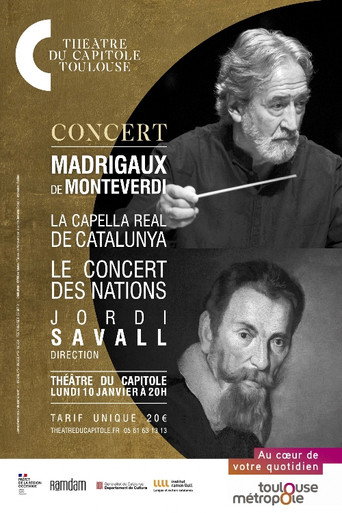 Movie poster for JORDI SAVALL : Madrigali, Guerrieri & Amorosi