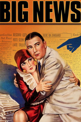 Movie poster for Big News (1929)