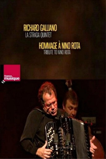 Richard Galliano La Strada Quintet - Tribute To Nino Rota poster