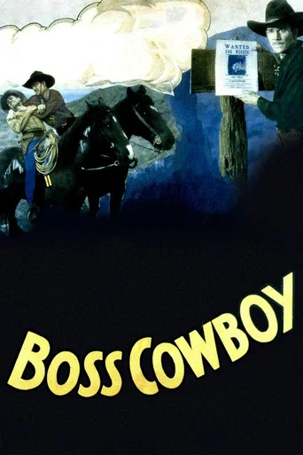 Movie poster for The Boss Cowboy (1934)