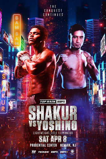 Movie poster for Shakur Stevenson vs. Shuichiro Yoshino (2023)