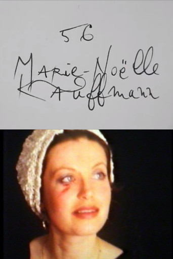 Movie poster for Cinématon n°56 : Marie-Noëlle Kauffmann (1979)