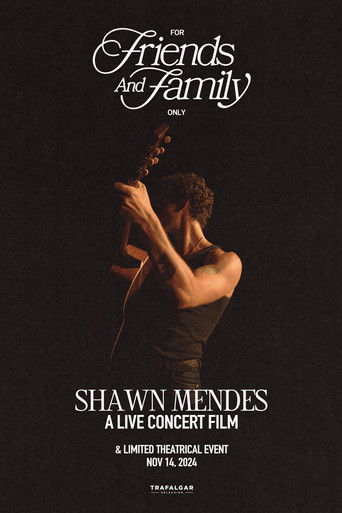 Shawn Mendes: For Friends and Family Only – A Live Concert Film poster