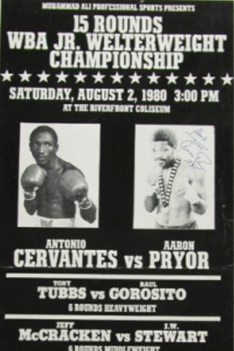 Movie poster for Antonio Cervantes vs. Aaron Pryor (1980)