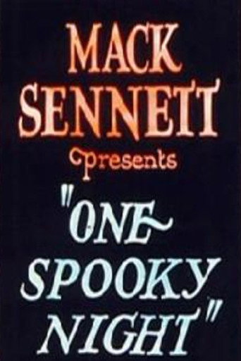 Movie poster for One Spooky Night (1924)