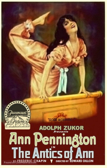 Movie poster for The Antics of Ann (1917)