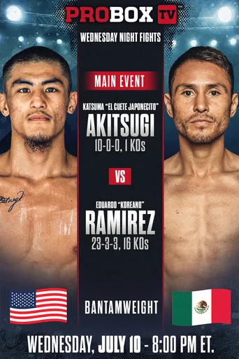 Movie poster for Katsuma Akitsugi vs. Eduardo Ramirez (2024)