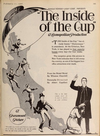Movie poster for The Inside of the Cup (1921)