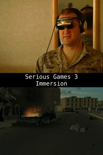 Movie poster for Serious Games 3 – Immersion (2010)