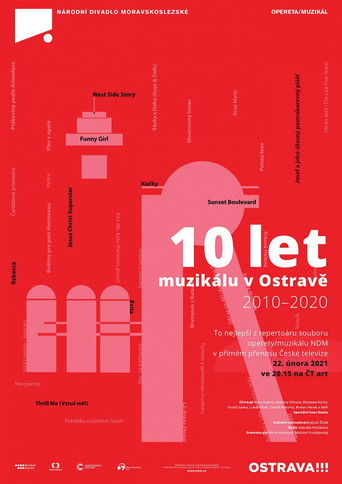 10 let muzikálu v Ostravě poster