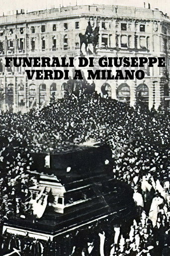Movie poster for I Funerali di Giuseppe Verdi (1901)