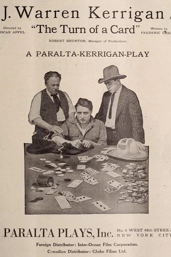 Movie poster for The Turn of a Card (1918)