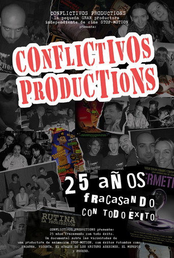 Movie poster for Conflictivos Productions, 25 Años Fracasando con Todo Éxito (2024)