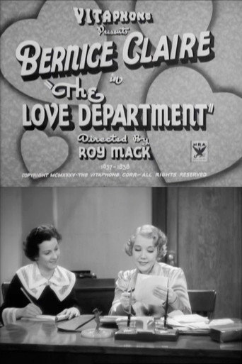 Movie poster for The Love Department (1935)