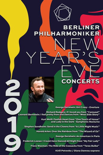 Movie poster for The Berliner Philharmoniker’s New Year’s Eve Concert (2019)