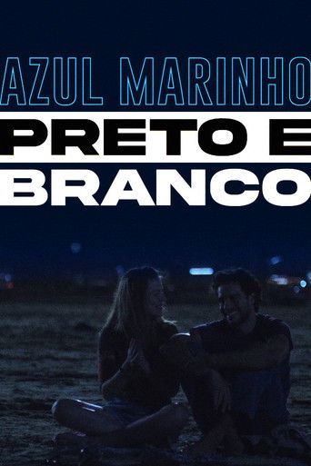 Azul Marinho Preto e Branco poster