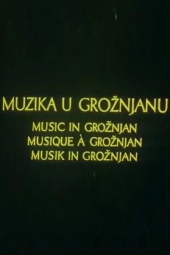 Movie poster for Music in Grožnjan (1975)