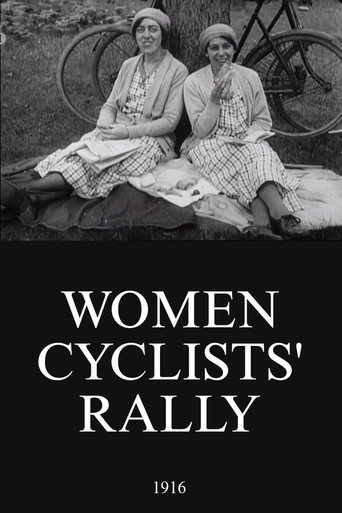 Movie poster for Women Cyclists' Rally (1916)