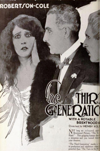 Movie poster for The Third Generation (1920)