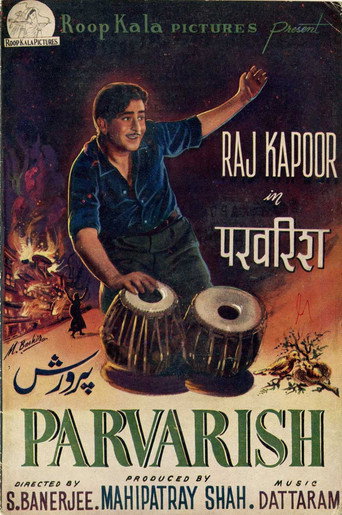 Movie poster for Parvarish (1958)