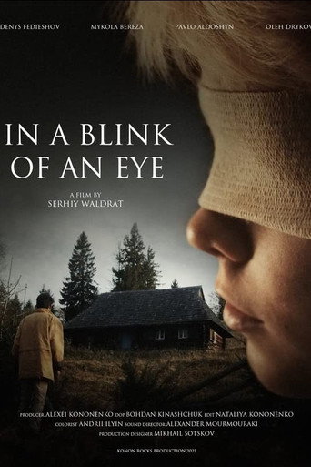 Movie poster for In a blink of an eye (2021)