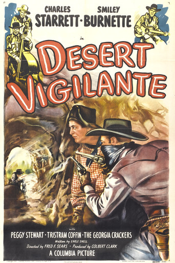 Movie poster for Desert Vigilante (1949)