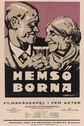 Movie poster for The People of Hemsö (1919)