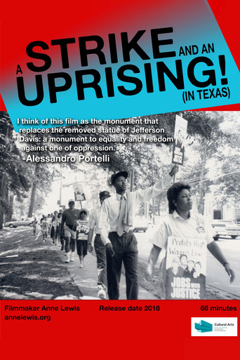 Movie poster for A Strike and an Uprising (in Texas)