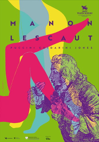 Movie poster for MANON LESCAUT Puccini – Poznań Opera