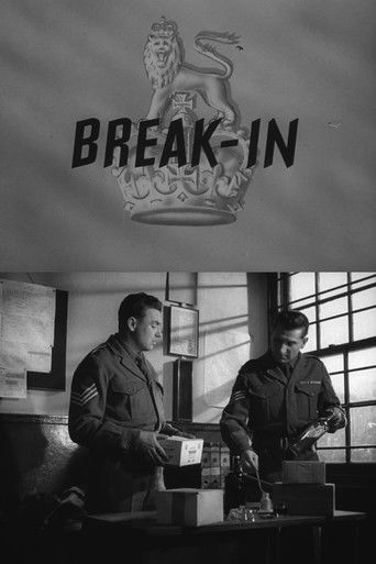 Movie poster for Break-In (1956)