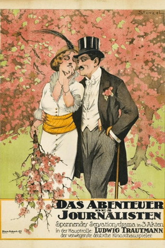 Movie poster for The Adventure of a Journalist (1914)