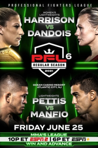 Movie poster for PFL 2021 #6: Regular Season - Harrison vs. Dandois (2021)