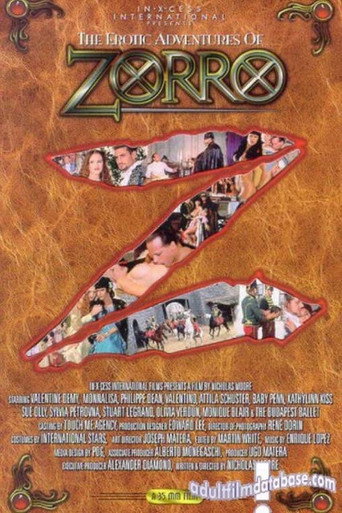 Movie poster for The Erotic Adventures of Zorro (1996)